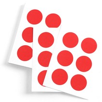 미니 컬러 원형 스티커 60매세트 다꾸템