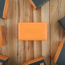 BUDDY FARM Premium Carrot Soap 125g 세수 세안 비건 비누 천연 비누 바디스크럽 바디워시, 프리미엄 당근비누 125g