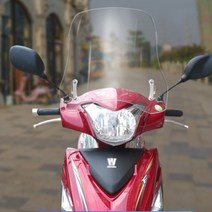 대림 VF100 VF125 윈드스크린 오토바이 스쿠터 쉴드 튜닝, 투명 40cm 두께5MM 개