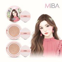 미네랄바이오 미바 왕쿠션 시즌2 핵심구성 (쿠션팩트 본품 1개 + 리필 2개), 21호 보통피부용