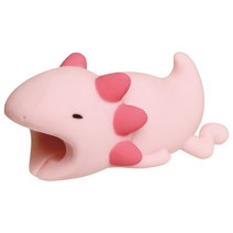 케이블 보호캡 바이트 단선방지 36종 동물모양, 21. 핑크 도롱뇽(OPP 포장지)