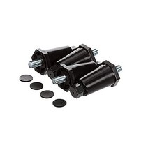 Bunn 13255.0006 Kit Leg-2.50 Adj Blk 플라스틱