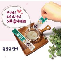 유산균 연어 짜먹는 반려견 간식 오메가 3 장 장식품, 상세페이지 참조