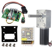 웜기어 베벨기어 저속모터 감속기 5840-31ZY 12V 24V DC 모터 반전 감속 자동 잠금 확장 샤프트 고 토크 웜, 02 12V 16rpm_02 Package B