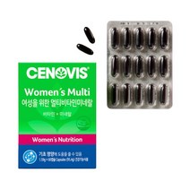 쇼핑백 증정 세노비스 여성을 위한 멀티비타민미네랄 60캡슐60일분 x 2개