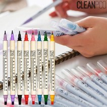 f09 지그메모리시스템 캘리그라픽트윈펜 48색 MS-3400, CLOVER(405)