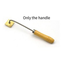 불박기 가죽 공예 불박 도장 기계 제작 인쇄 사용자 정의 로고 스탬프 구리 황동 DIY 편지 금속 다이 철 난방 엠 보스 금형 조각 베이킹, Curved handle