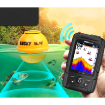 어군 탐지기 낚시 HD 카메라 수중 민물 피싱 캠 음파 민물 GPS, 듀얼프로브