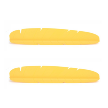 차차미 주방 싱크대 실리콘 파초잎 물막이 흡착식 설거지 물튀김방지, 2개입, 노란색