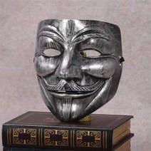 동물가면 파티 무도회 할로윈 가면 마스크 6·1 명절 투라대륙 당삼 남자 병기 난감 조커, 02 스마일실버