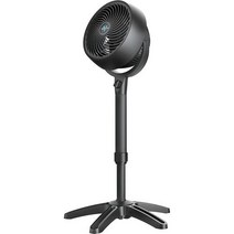 Vornado 683 중간 받침대 실내 공기 순환기 팬 3단 속도 제 서 있는 높이 조절 가능 3238인치 검은색