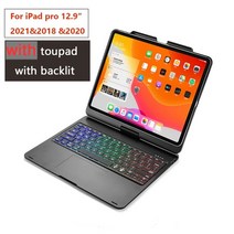 포켓몬키캡 ipad pro 12.9 인치 2021amp2020 용 블루투스 무선키보드, 2-검은색