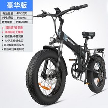 접이식 전기 자전거 전동 가성비 배달용 출퇴근, 48V, 디럭스 /약 160km