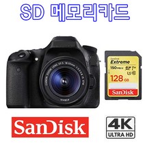 소니 알파 A6500 A6600 카메라호환 4K 녹화전용 128G SDXC 메모리카드, 샌디스크 Extreme SDXC UHS-1 128GB