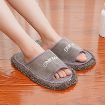 Wg 초극세사 청소 슬리퍼 리필용 거실 주방 걸레 실내화, 리필용 걸레