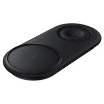 삼성전자 무선 충전 패드 듀오 고속 충전기 EP-P5200, 블랙, 1개