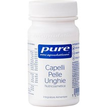 Pure Encapsulations 순수 캡슐화 - 모발 피부 및 손톱 - 비타민 C 구리 및 Q10-30 캡슐, 5개