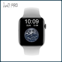 iwo dt7 pro max 스테인레스 스틸 스마트 시계 1.95 인치 hd 큰 화면, 화이트, dt7 프로 맥스
