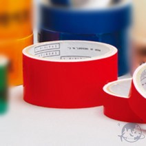 VEDANA 적색 형광테이프 50MM 야광안전테이프