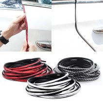 자동차 도어 가장자리 보호 스트립 스크래치 방지 보호기 충돌 씰 바디 스티커 스타일링 몰딩, 5M Carbonfiber