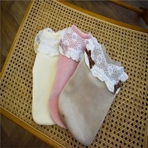 [마앤춘] 벨벳레이스기모티셔츠 (3color), 바닐라