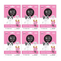 캣퓨어 미니스틱 그레인프리 4종 56g(7gx8p) 고양이간식, 6개, 닭가슴살+씨푸드
