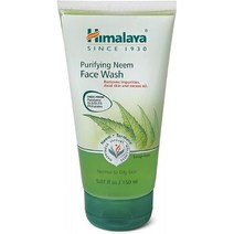 Himalaya Purifying Neem Face Wash Neem 및 심황 함유 가끔 여드름 5.07 oz (150 ml), 1