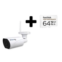 글로벌아이넷 로보뷰EX 홈 IP 카메라 CCTV 6mm 200만화소 WHEX64, 로보뷰EX + 32GB SD카드