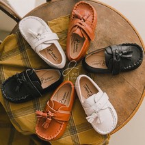 발소리 가죽마르코 아기 유아 키즈 아동구두 돌아기신발 키즈로퍼 120-190