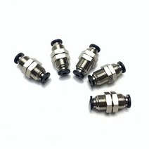 원터치피팅 투터치 카플러 우레탄 PMM 벌크 헤드 인치 크기 1 8 외경 원터치 피팅 공압 공기, 6.35mm