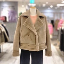 밸리걸 AK수원점 밸리걸 와이드 카라 인조 무스탕(588160)