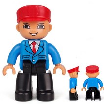 레고호환 큰빌딩 블록 DIY 부품 액션 피규어 액세서리 모델 프린스 공주 닥터 작업자 완구 어린이, 46 Driver