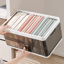 옷정리함 옷수납정리함 티셔츠 바지 수납함 트레이, 대, 9칸