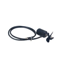 100m 깊은 물 방수 브러시리스 모터 10-24V 수중 스러 스터 1.5kg RC 보트 Rov 모델, CCW., 검은 색