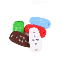 (모픽) 현대 소나타 DN8 센슈어스 실리콘 키케이스 키커버 홀더, 7버튼_블랙