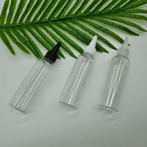 오일 100ML 뾰족캡 샘플 용기 공병 미용실 화장품 휴대용 액체 소스 소분 미용재료, 블랙