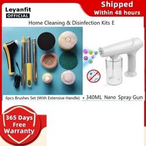 세차 걸레 청소브러시 전기 청소 USB 스핀 주방 욕실 6 in 10 1, 9.Home cleaning Kits F
