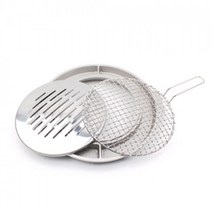 [∂LL7] 강호동백정계란받이 주문제작 고기불판 구이팬 스텐 업소용 가정용 받이 원형막석쇠 다용도 스테인레스_h§eEA, §ff_계란받이(353mm)