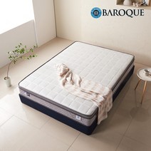 [바로크가구] 비발디 봄 26cm 유로탑 본넬스프링 침대 매트리스 Q, 색상:그레이