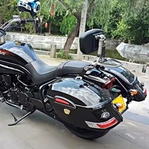 KR모터스 미라쥬650 접이식 시스템 등받이, GV650, 블랙, 1개