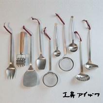 아이자와공방 키친툴 12종 올스텐 조리도구 세트, 03_뒤지게
