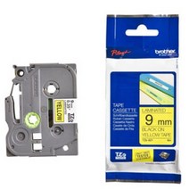 위즈펌 TZe-621 9mm PT-1100K 1280 2430 2700 9500 9700 검정글씨 브라더 라벨테이프 노랑바탕