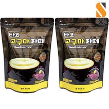 타코 고구마라떼 파우더 870g 2개세트, 타코 토피넛 프라페믹스 파우더