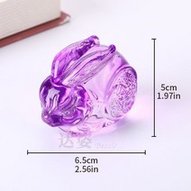 인테리어소품 홈장식 크리스탈 토끼 대형 거실 조디악 액세서리 친구 생일 선물, 14 L-N_01 As Picture