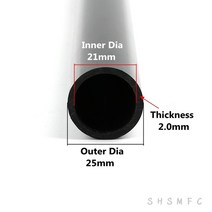 농업용물탱크 1PC 밖으로 직경 20-50mm 검은 파이프 길이 농업 정원 관개 수족관 물고기 탱크 튜브 피팅, 02 Outer Diameter 25mm_01 50CM