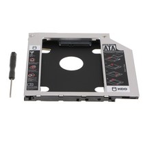 STK 7mm 9.0mm sata 노트북을위한 세 번째 ssd 하드 드라이브 캐디 광학 베이 브래킷