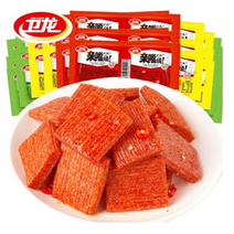 [당일출고] 중국 간식 웨이롱 라티아오 키스번 소고기 매운치킨 10봉 낱개 90개, 2. 초록 매운치킨 10봉 90개, 10개