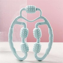 공기압 다리마사지기 종아리마사지기 다섯 바퀴 링 다리 클램프 근육 이완 마사지 다리 홈, 파란색