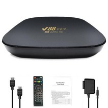 2022 V88 미니 스마트 TV 박스 안드로이드 12 올위너 H3 쿼드 코어 2.4G 와이파이 8K H.265 셋톱 박스, 01 1GB-8GB_01 미국 플러그