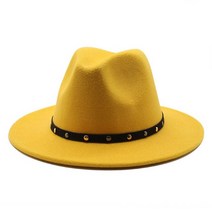 중절모자 정장모자 orange fedoras panama 펠트 캡 leather band top cap for men and women vantage hat chapeau